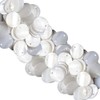 Shell Beads, DyAi 100pcs 15mm Flat Round Mother of Pearl