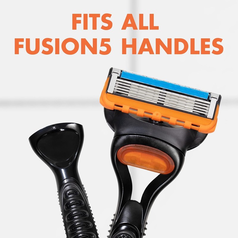 Gillette Fusion5 Mens Razor Blade Refills, 12 Count, Lubrastrip for