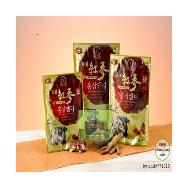Wholesale super special price 450g Korean red ginseng candy (large capacity) / 도매초특가 450g 고려홍삼캔디 (대용량)