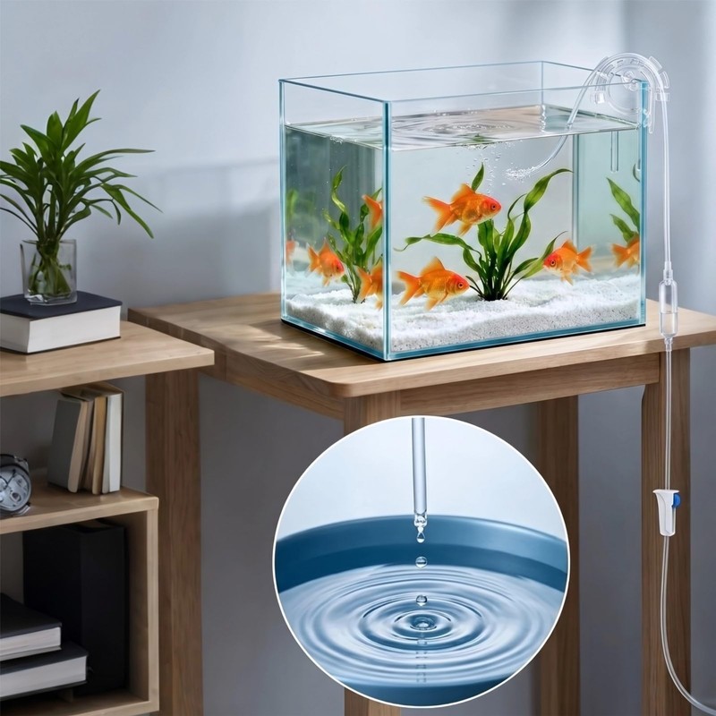 Drip Acclimation Kit for Saltwater and Freshwater Aquariums,Fish Tanks,Adjustable Slow