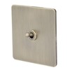 AC250V Single Pole Toggle Switch Antique Bronze Texture Stainless Steel