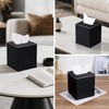 KINGFOM Cube Tissue Box Cover, Decorative Tissue Box Holder for
