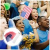 Kisangel Usa Flags Hand Waving 25pcs Mini American Flags Polyester