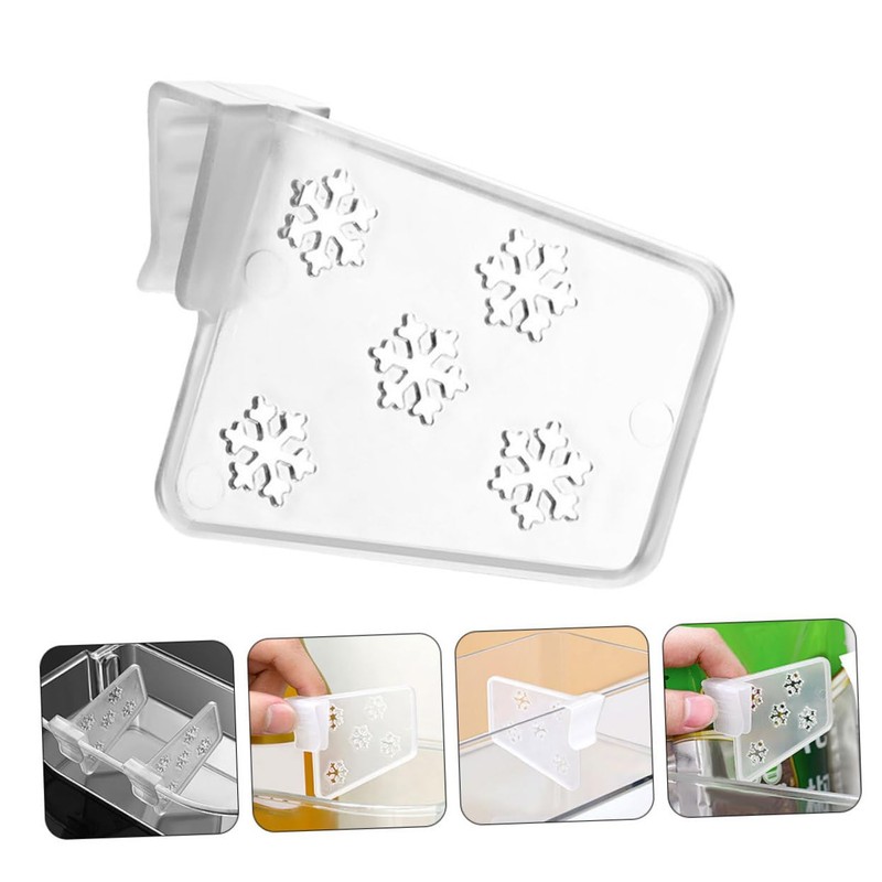 KONTONTY Pcs Fridge Organizers Extendable Storage Dividers for Refrigerator Side