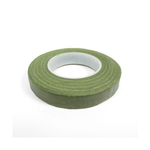 DIXIE Flora Tape 0.5 inch (12.5 mm) Width / Moss Green