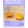 RyanDesign 6-Pack Plastic Queen Bee Cage – Reusable ABS Beekeeping