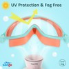Kids Goggles for Swimming 2 Pack No Leaking Anti-Fog Outer