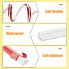 Peel and Stick Wall Molding Trim, 1/2 in x 9.84
