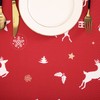 LuxFocus Christmas Tablecloth, 54 x 90 Inch Table Cloths Rectangular,