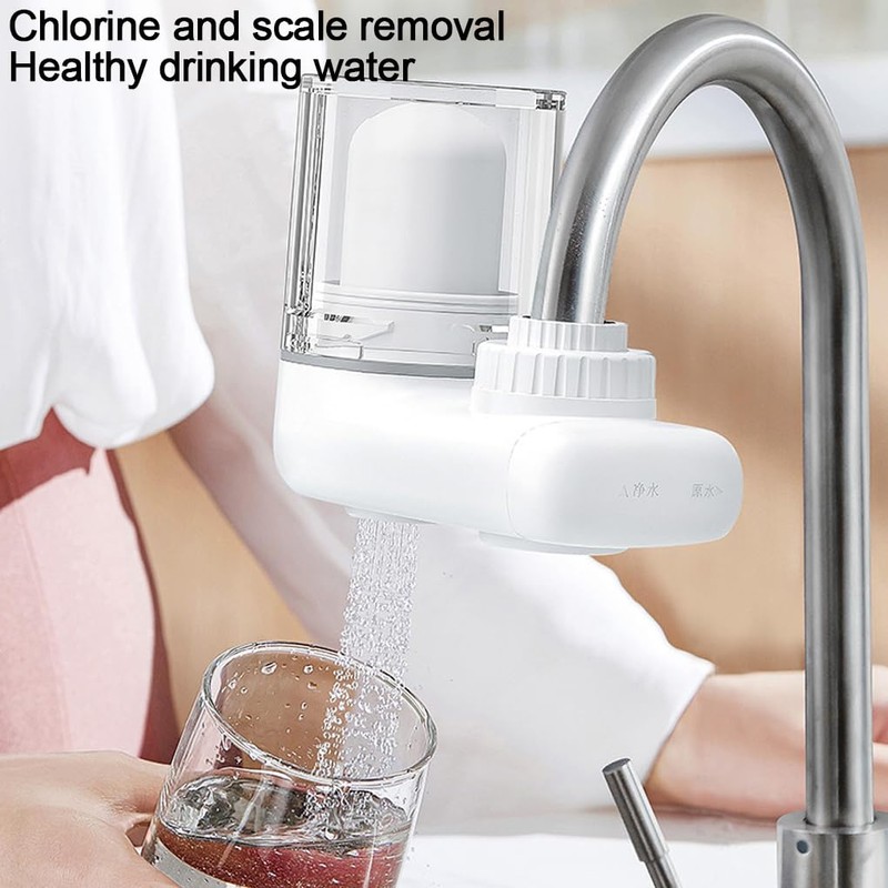 CLSSLVVBN Vertical Faucet Mount Water Filtration System Tap Water Treatment