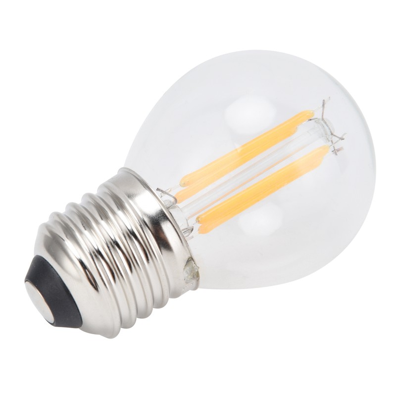 6PCS G45 E27 LED Light Bulb Transparent Glass Bulb Vintage