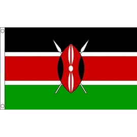 Kenya Flag 5ft x 3ft,Large