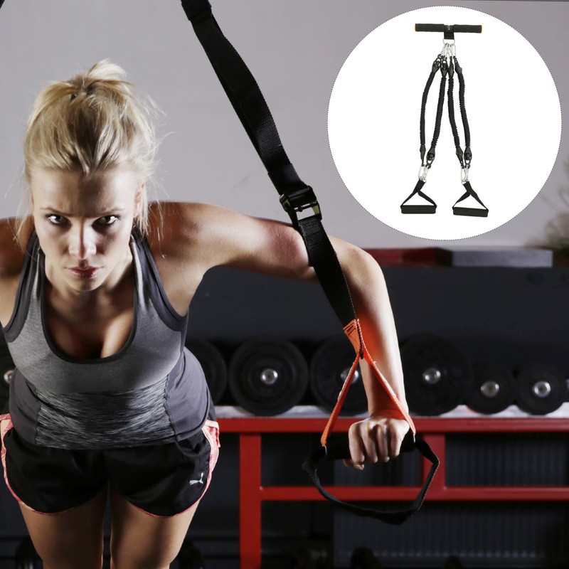 IMIKEYA Foot Pedal Puller Resistance Band Elastic Tension Rope Exercise