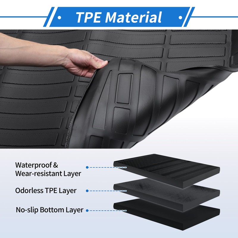 VekAuto Rear Trunk Mat for Mazda CX-90 2024 2025 Upgrade