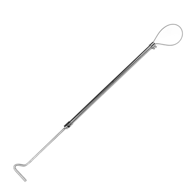 Pig Catcher Holder Stainless Steel Long Handle with Hook Animal