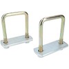 2 Pack M10 60mm x 90mm U-Bolt N-Bolt with Plates