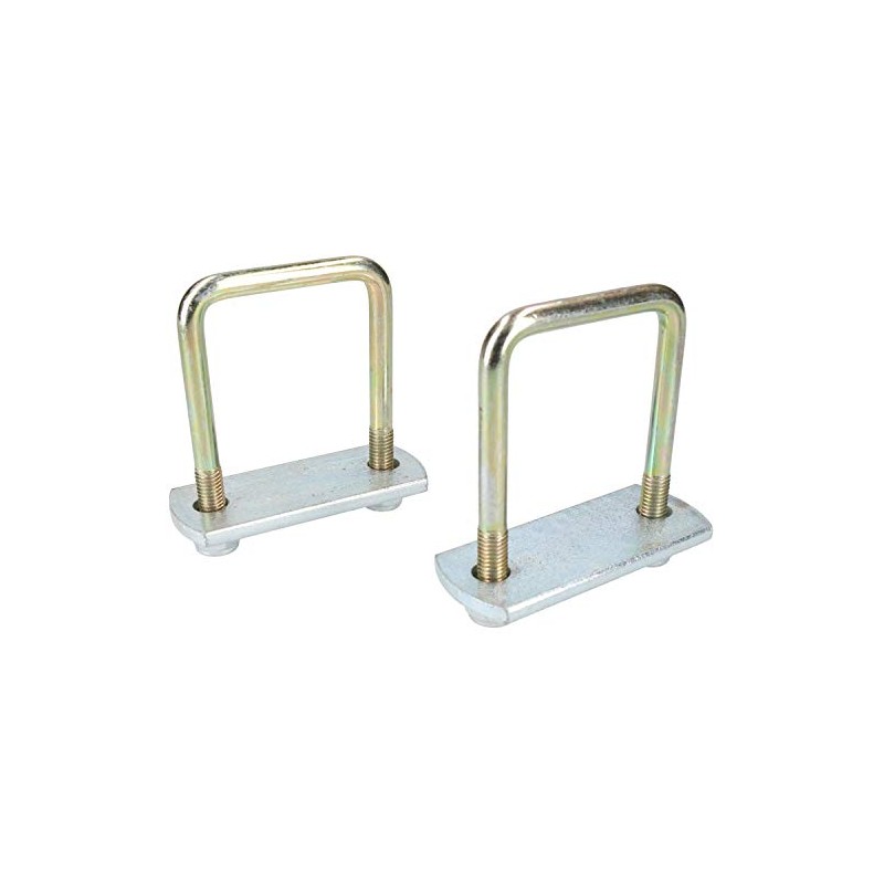 2 Pack M10 60mm x 90mm U-Bolt N-Bolt with Plates
