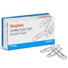 Staples Paper Clips, 1.75 Inch, Heavy-Duty Jumbo Smooth Paperclips for