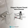 Dura Faucet DF-SA100LH-SN RV Shower Faucet Valve Diverter with Winged