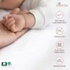 Pizuna 100% Cotton Fitted Crib Sheet Dark Blue, 400 Thread