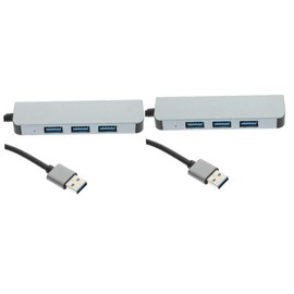 Gatuida 2pcs USB Hub Port USB Connector Splitter for Multiple Devices Expander for Laptop Desktop and More Easy Installation No Driver Required