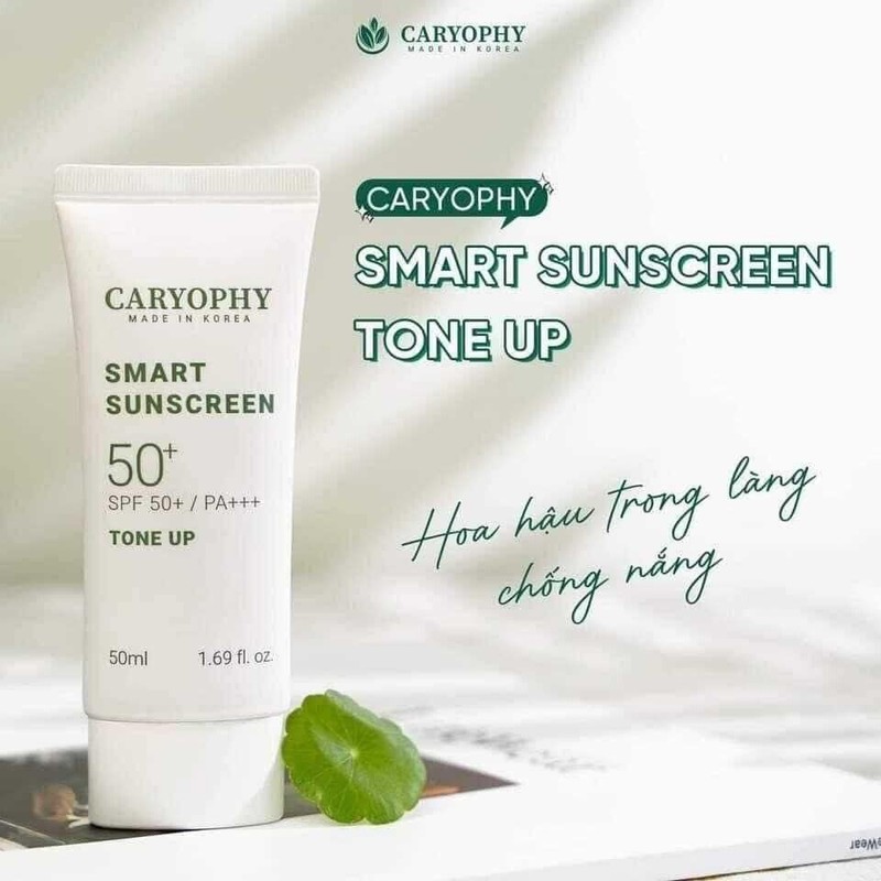 Caryophy Smart Tone-up Sunscreen SPF50+/PA+++ 50ml. New Without Boxes