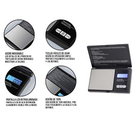 CONTROL EXPERT Bascula Digital Gramera 0.01gr 500gr Gramos Química Joyería