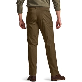 CQR Men's Vent Stretch Pants, Quick Dry Lightweight Casual Cargo Pants, Water Resistant Straight-Fit Utility Work Pants, Spectre Pants Walnut, 40W x 30L