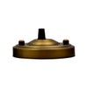 108mm Yellow Brass Ceiling Rose for Pendant Light
