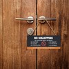 No Soliciting Wooden Sign, Do Not Knock or Ring Doorbell,