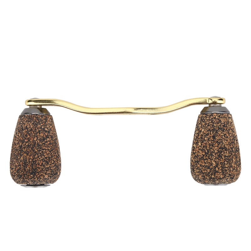 Fishing Reel Handle Wood Knob Carbon Fiber Frame with Fittings