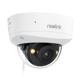 REOLINK RLC-840A PoE IP Security Camera 4K- 125 Degree, Color Night Vision with 3000K Spotlight, IK10 Vandal Proof, Human/Vehicle/Animal Smart Detection, 2 Way Talk, Up to 256GB microSD Card