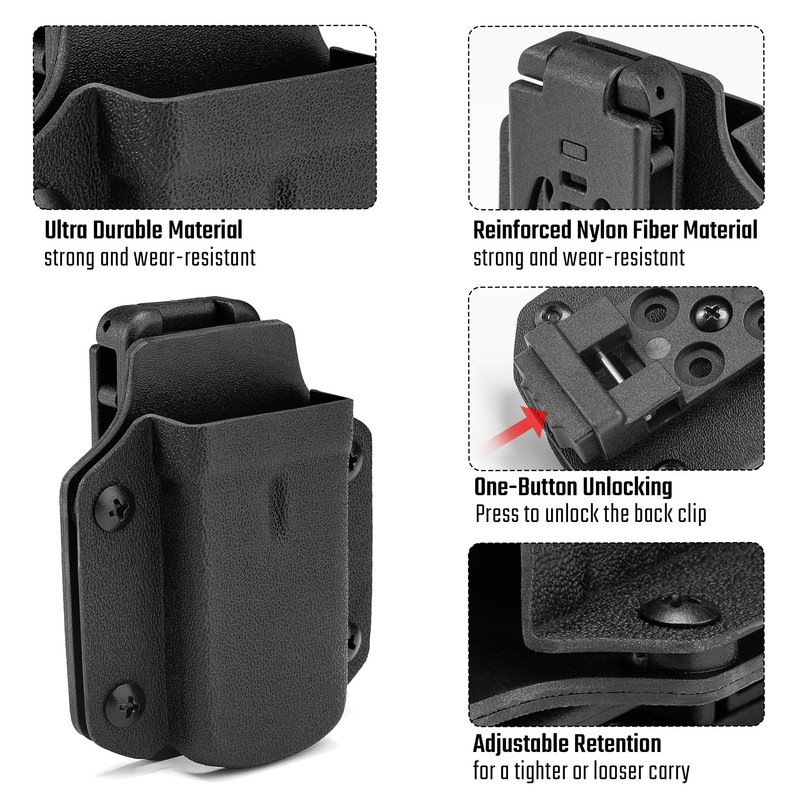TACTICAL GEEK TX3 Multi-Tool Sheath Holster, Adjustable Thick Multi-Tool Holder