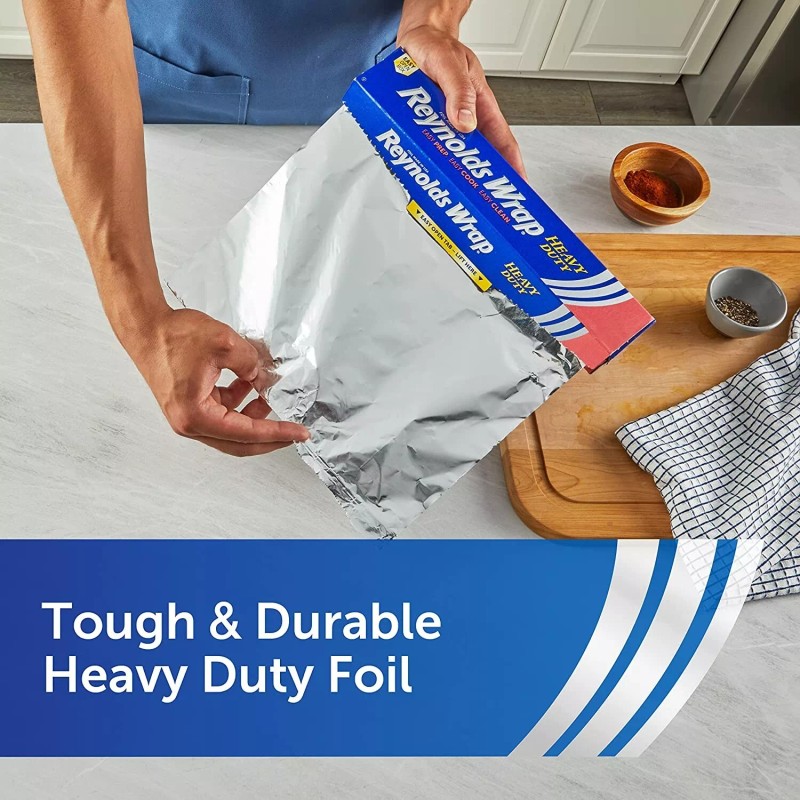 Reynolds 130 Square Feet, Wrap Heavy Duty Aluminum Foil ,