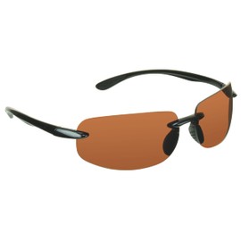 proSPORT Rimless Sunglass Wrap Sport Blue Light Reducing High Definition HD Lens Black Temples Men Women