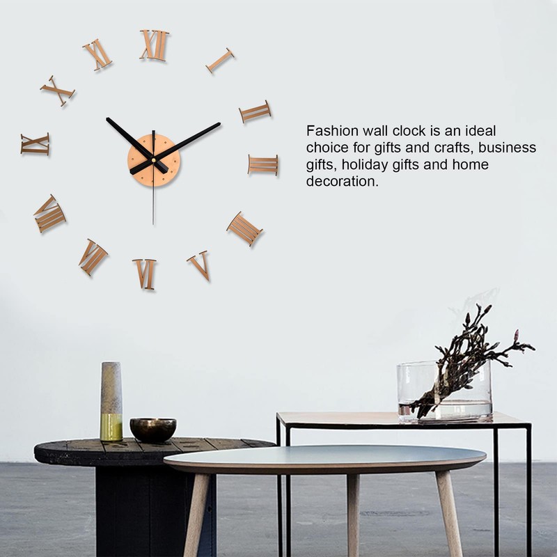 Wall Clock - Acrylic Hanging Clock Silent Wall Clock DIY