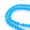 beirunde Muslim Islamic 99 Blue Glass Beads Tasbih Prayer Beads