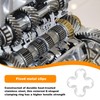 E-Clips, 500 Pieces E-clip Snap Rings Set, Stainless Steel E