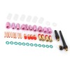 49Pcs TIG Welding Torch Kit Collets Ceramic Nozzles Cups Replacement