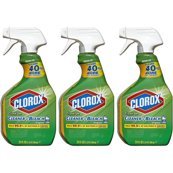 Clorox Clean-Up Cleaner Spray with Bleach 32 fl. oz. (946 ml) Pack (3)