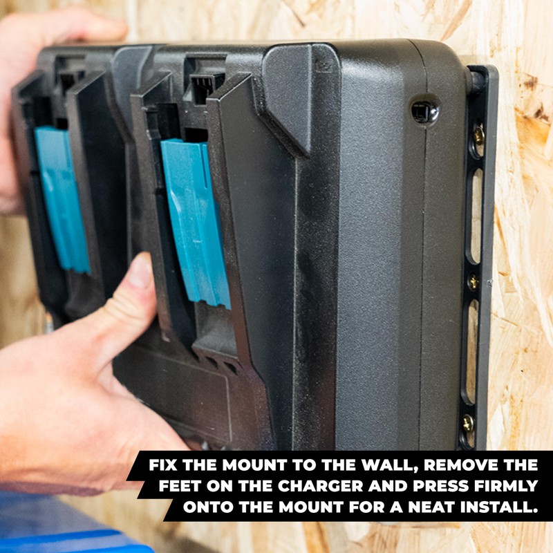 StealthMounts Makita Charger Mount - 2 Pack (Double Charger) |