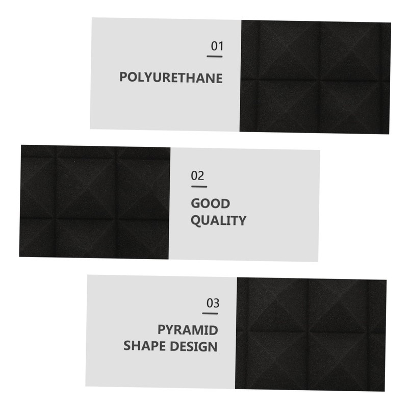 FUNOMOCYA Panels Acoustic Insulation Mats Sound Absorbing Cotton for Home