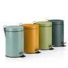 Kela Monaco 24285 Cosmetic Bin 3 Litre Metal Curry Yellow