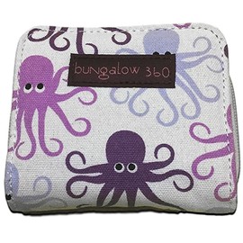 Bungalow 360 Billfold Zippered Wallet (Octopus)