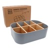 Premium Eco Bamboo Organiser for Cosmetics, Desk, Kitchen, Bathroom, Bar