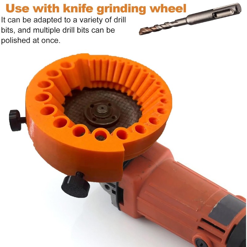 IONPSHG 2 Pcs Drill Bit Sharpener Tool - Universal Heavy-Duty