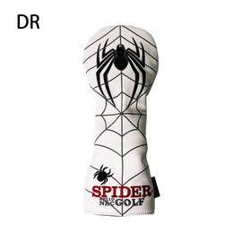Golf Headcover Driver 440cc 460cc Wood Utility UT Cover Spider Spider Single Item (Black, UT)