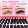 200 Pieces DIY Eyelash Extensions Set, 8-16 mm, Mixed Fluffy
