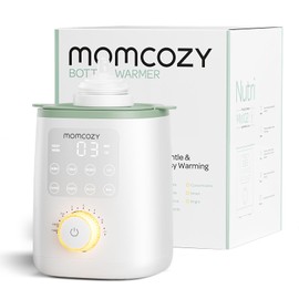 Momcozy Baby Bottle Warmer for Breast Milk Formula Food, Fullest Nutrients Preserved, Fast Heat, Night Light for Nighttime Breastfeeding, One-Touch Easy Use, Newborn Essentials Supplies Gift for Mom
