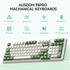 AUSDOM 98Pro Silent Mechanical Keyboard, Wireless Hot Swappable Gaming Keyboard